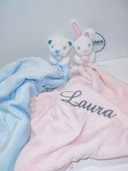 Doudou plat hochet