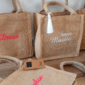 mini sac toiles de jute